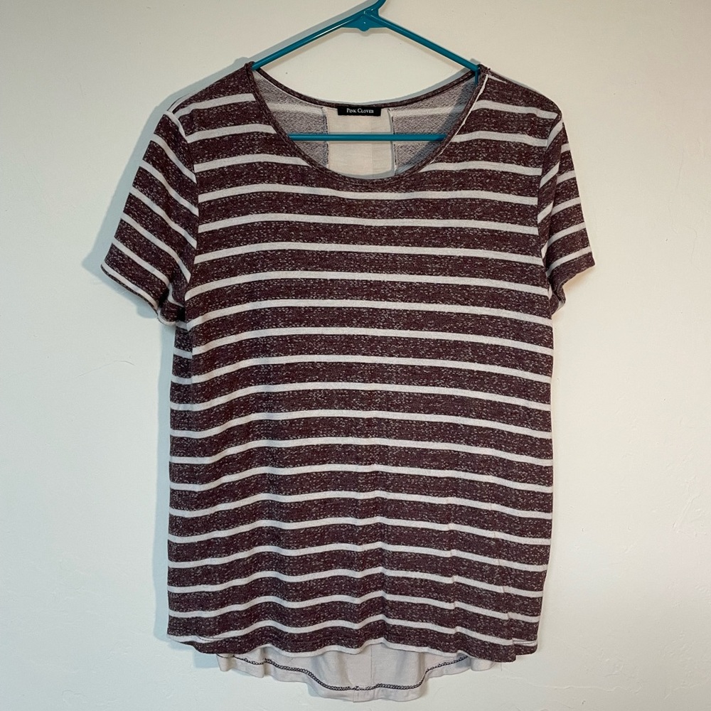 Pink Clover striped top